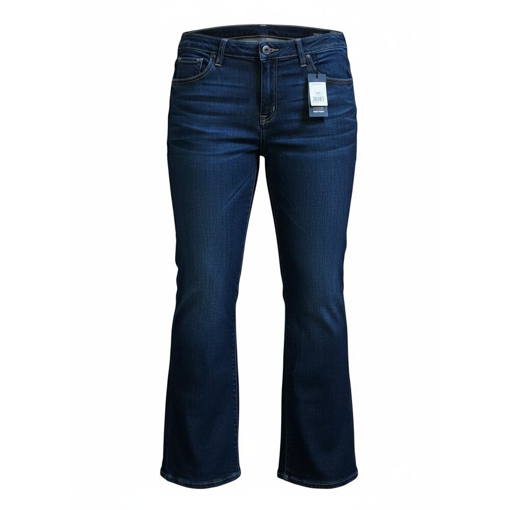 NEW Lucky Brand Ginger Boot Women's Slimming Mid-Rise Blue Denim Jeans Size 16W